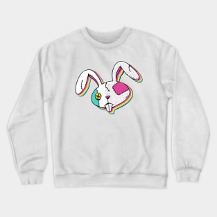 Colorful Head Bunny Crewneck Sweatshirt